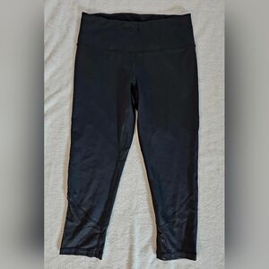 By Zella Black Leggings with Mesh Details. Size Medium. Like new!
